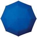 Классический синий складной зонт.