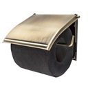 Вешалка для туалетной бумаги с золотой ручкой для унитаза