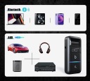 АУДИО AUX-ПЕРЕДАЧА BLUETOOTH 5.3 ДЛЯ АВТОМОБИЛЯ АККУМУЛЯТОР 280 мАч
