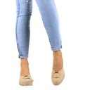 ЭЛЕГАНТНАЯ ЖЕНСКАЯ ОБУВЬ ТУФЛИ НА ТЕЛЕЖКЕ, КОЖА, БЕЖЕВАЯ ЗАМША, МОДНЫЕ