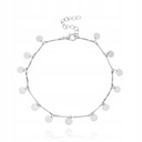 Браслет на щиколотке с серебряной монетой