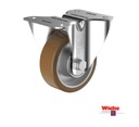 ФИКСИРОВАННОЕ НЕВРАЩАЮЩЕЕСЯ КОЛЕСО 82 мм, полиуретан, 200 кг WICKE