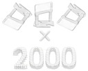 2000шт СИСТЕМА ВЫРАВНИВАНИЯ ДЛЯ ПЛИТКИ 1 мм