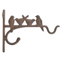 МЕТАЛЛИЧЕСКАЯ ВЕШАЛКА, КРЮЧОК ДЛЯ ЦВЕТОВ, чугун, ПТИЦЫ