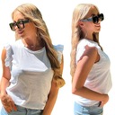 Женская хлопковая БЛУЗА BUTTERFLY, белая UNI