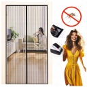 МАГНИТНАЯ МОСКИТНАЯ СЕТКА ДЛЯ БАЛКОННОЙ ДВЕРИ МАГНИТНАЯ ПЛОТНАЯ ШТОРА 80х200