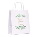 Бумажный подарочный СУМКА СВЯТОЕ ПРИЧАСТЬЕ эвкалипт красота маленький