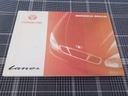 DAEWOO LANOS Руководство по эксплуатации, 1998 г.