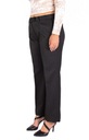 elegantné dámske nohavice NÁVŠTEVA ROZŠIRUJÚCE NOSIČE čierne 42 /31 XL Dominujúca farba čierna