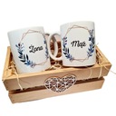 НАБОР КРУЖЕК НА СВАДЕБНЫЙ ПОДАРОК ​​МУЖУ ЖЕНЕ ЮБИЛЕЙ