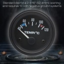 2 \\'\\' 52 MM МІРНИК ТЕМПЕРАТУРИ ВОДИ Z ДАТЧИКОМ 1/8 \\'\\' NPT 12V IA  фото 5