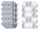 KOMPLET 20x Żarówka LED GU10 ZESTAW 7W+Oprawa