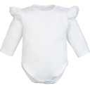 БЕЛОЕ ДЕТСКОЕ БОДИ С КРУЖЕВНЫМИ ОРУШАМИ 98