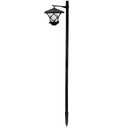 2x SOLÁRNA LED ZÁHRADNÁ LAMPA VYSOKÁ 1,5M VONKAJŠÍ STĹPIK VYSOKÝ Obsahuje batérie áno