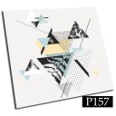 Самоклеящаяся плитка ПВХ Абстрактные Треугольники 30см