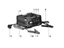 Usmerňovač s funkciou štartovania Nabíjačka pre akumulátor 75A 12V/24V Hmotnosť (s balením) 9 kg
