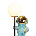 Moderná nočná lampa Spaceman, nočné osvetlenie, LED stolík modrá Druh vlákna iné