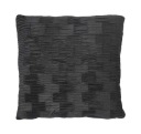 ЧЕРНАЯ ПОДУШКА 45х45 ПЛИССИРОВАННЫЙ БАРХАТ