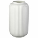 IKEA STILREN Váza, fehér, 22 cm