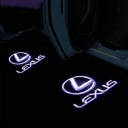 АВТОМОБИЛЬНЫЙ ПРОЕКТОР LEXUS 2X С ЛОГОТИПОМ ПРИВЕТСТВЕННОЙ СВЕТОЙ ГОЛОГРАММОЙ HD