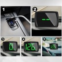 БАГАТОФУНКЦІОНАЛЬНИЙ СПІДОМЕТР LED (СВІТЛОДІОД) GPS HUD ЦИФРОВИЙ KM/H 80 X 54MM Z АДАПТЕР  (17525876884) фото min 6