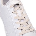 Sznurówki do butów płaskie gumowe jasno beżowe