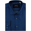 Шелковая мужская элегантная деловая рубашка E476
