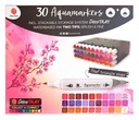 Pisaki markery akwarelowe zestaw 30 szt aquamarker - 10017126777 -  oficjalne archiwum Allegro