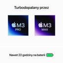 MacBook Pro 16&quot; M3 Pro 36GB/512GB Gwiezdna czerń Układ klawiatury UK (qwerty)