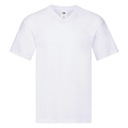 Pánske tričko v tvare V-neck FUIT OF THE LOOM ORIG biele 2XL EAN (GTIN) 4059106323052