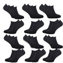 12x МУЖСКИЕ носки бамбуковые черные короткие LOW 40-43 HEALTH