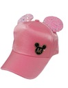 ШАПКА ДЛЯ ДЕВОЧКИ С УШАМИ 50-55 РОЗОВЫХ