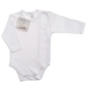 Белый БОДИ КОНВЕРТ размер 62 с длинным рукавом РОБИК