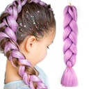 СИНТЕТИЧЕСКИЕ ВОЛОСЫ, БЛЕСТЯЩИЕ ФИОЛЕТОВЫЕ МОСТЫ