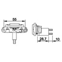 REGULADOR ALTERNADOR GA211 MERCEDES/VOLVO/VW 