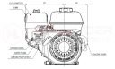 ДВИГУН SPALINOWY HONDA GX160 UT2SX40H НАСОС 3,80CM  (17073605017) фото min 8