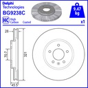 DISQUES DE FREIN DELPHI BG9238C photo 1 - milautoparts-fr.ukrlive.com