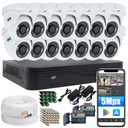 НАБОР ИЗ 12 КАМЕР НАРУЖНОГО НАБЛЮДЕНИЯ, МЕТАЛЛ, 5MPX, УДАЛЕННЫЙ ПРОСМОТР