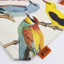Bavlnená taška s obrázkom vtákov Druh nákupný