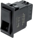 Rocker switch, (I)-0-(II), mom-off-mom, 12V or 24V, 6-pin, function lightin (18300040556) фото min 5