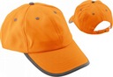 HOGERT CZAPKA Z DASZKIEM POMARAŃCZOWA ODBLASKOWA OSTRZEGAWCZA Z REGULACJĄ