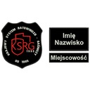 Комплект нашивок KSRG на липучке, новый логотип версия 2