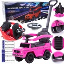 Толкатель MERCEDES, кожа, РЕЗИНОВЫЕ КОЛЕСА, пластины