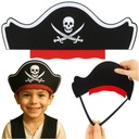 ПИРАТСКАЯ ШЛЯПА ПИРАТСКАЯ ПОВЯЗКА С МУСОРОМ ЧЕРЕП ЧЕРНАЯ КАРНАВАЛЬНАЯ ХЭЛЛОУИН