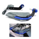 ДЕФЛЕКТОР WIATRU NA РУЛЯ МОТОЦИКЛ HANDGUARD СИНИЙ ODPORNY NA УДАРА  фото 11