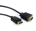 Кабель GEMBIRD DisplayPort VGA, 1,8 м, черный