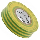 Изолента ПВХ 20м зелено-желтая HT1P286 HOGERT
