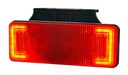 СВЕТОДИОДНЫЙ ГАБАРИТНЫЙ ФОНАРЬ 12/24В RED SLIM XS LD 2516