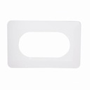 ZAMEL НАСТЕННАЯ КРЫШКА ДЛЯ ДВОЙНОГО ВЫКЛЮЧАТЕЛЯ, БЕЛАЯ