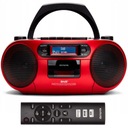 БУМБОКС ЗВУКОВОЙ RUNTER AIWA BBTC-660DAB/RD DAB+ BLUETOOTH CD FM БУДИЛЬНИК